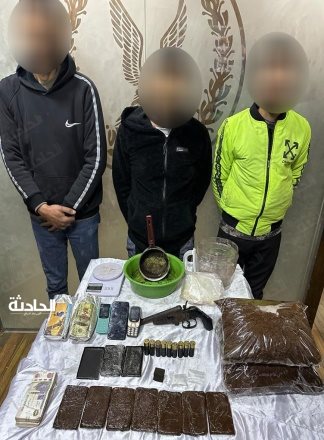 عصابة لتصنيع مخدر الحشيش بالقاهرة 